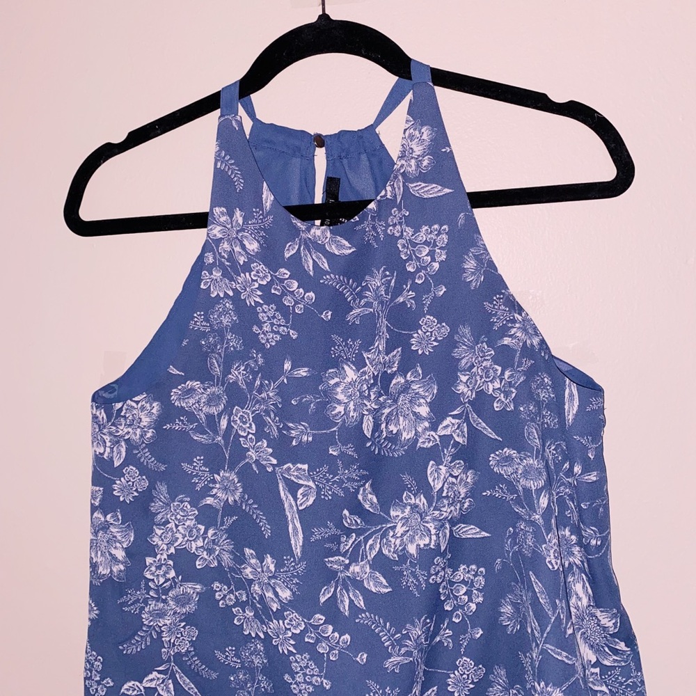Forever 21 Floral Halter Tank